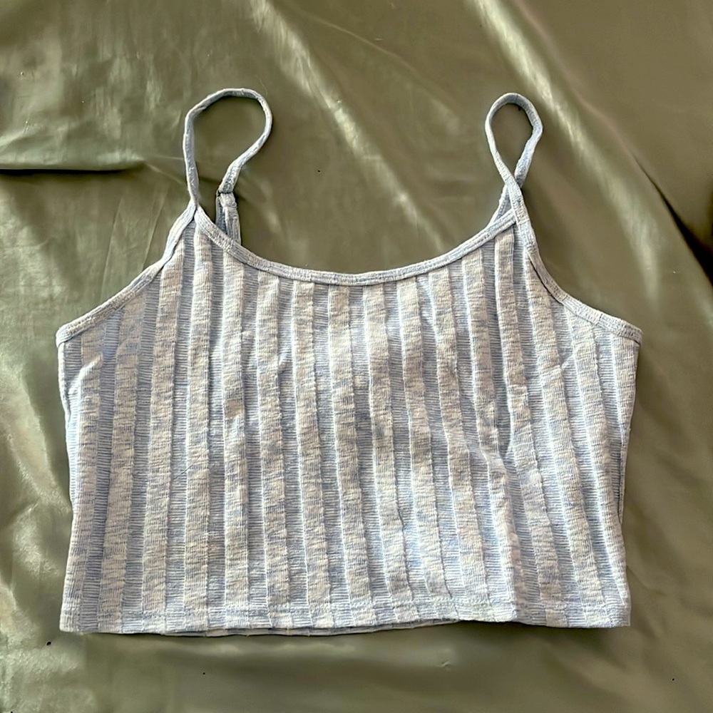 baby blue forever 21 tank top